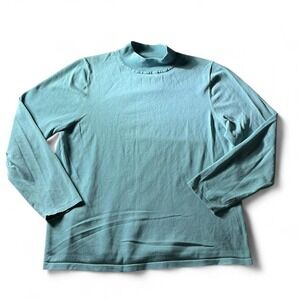 Pendleton‎ Silk Blend Shirt Light Blue Long Sleeve Casual Top Preppy XL